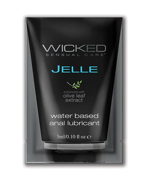 Wicked Sensual Care Wicked Sensual Care Jelle Water Based Anal Lubricant - .1 oz Fragrance Free - Image 2