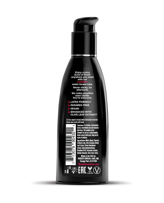 Wicked Sensual Care Wicked Sensual Care Water Based Lubricant - 2 oz Cherry - Image 2
