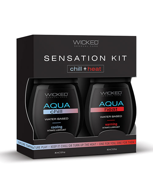 Wicked Sensual Care Wicked Sensual Care Sensation Kit Cooling and Warming Water Based Lubricants - 1.5 oz Bottles - Image 2