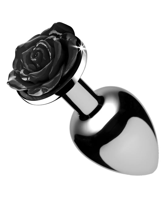 BootySparks Booty Sparks Black Rose Anal Plug Small - Image 2