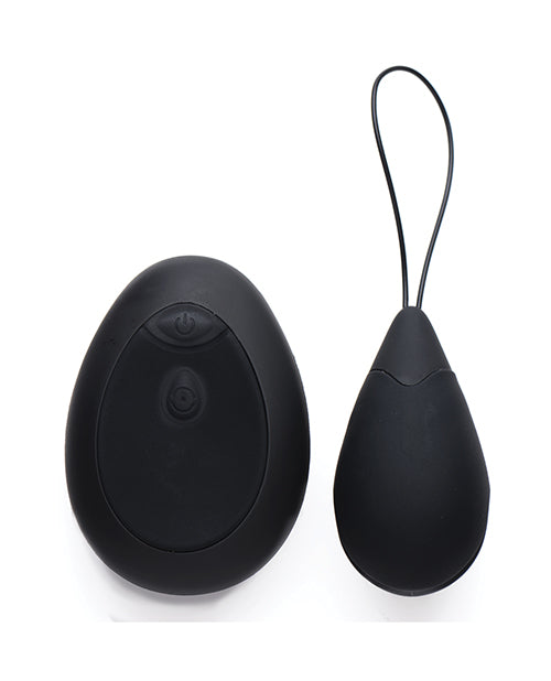 Bang! Bang! 10X Silicone Vibrating Egg - Black - Image 2