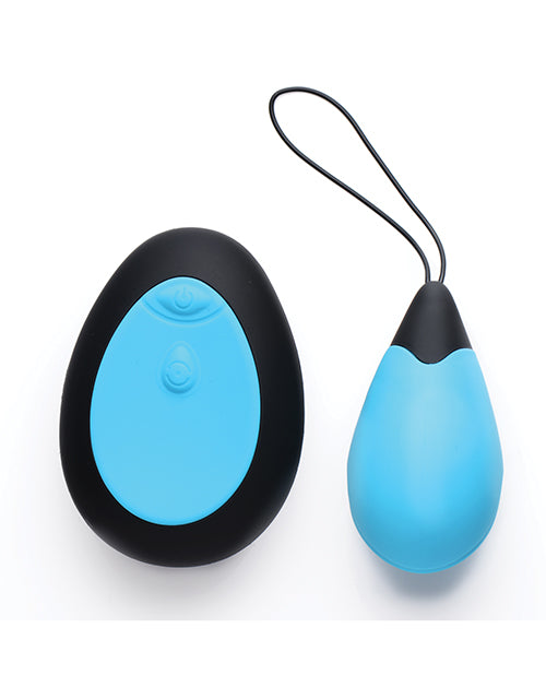 Bang! Bang! 10X Silicone Vibrating Egg - Blue - Image 2