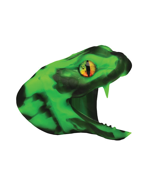 Creature Cocks Creature Cocks Master Cobra Silicone Cock Ring - Green - Image 2