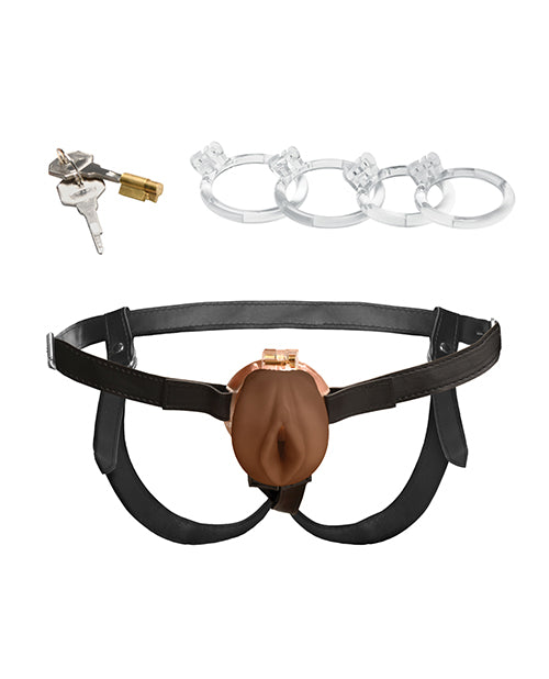 Master Series Master Series Pussy Chastity Cage - Medium - Image 2