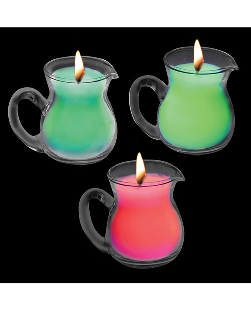 Master Series Master Series UV Blacklight Reactive Drip Candle - Set of 3 - Image 2