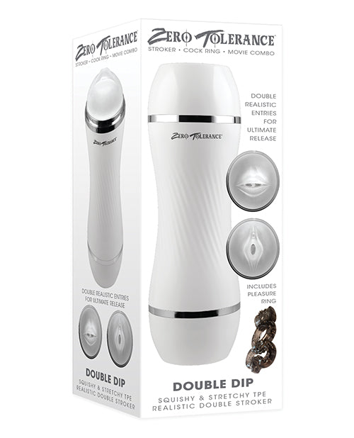 Zero Tolerance Zero Tolerance Double Dip Stroker - White - Image 2