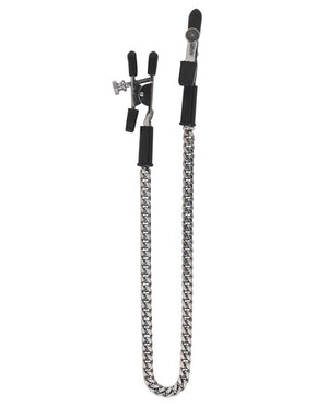 Spartacus Spartacus Adjustable Alligator Nipple Clamps w/Silver Chain - Image 2