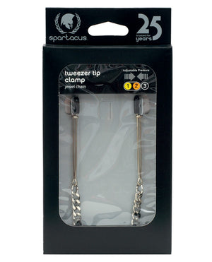 Spartacus Spartacus Adjustable Tweezer Nipple Clamps w/Jewel Chain