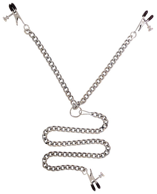 Spartacus Spartacus Y-Style Broad Tip Nipple Clamps &amp; Clit Clamp - Image 2