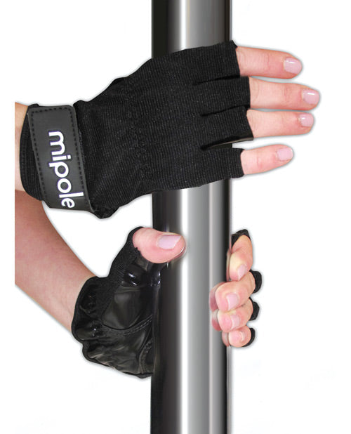 MiPole MiPole Dance Pole Gloves (Pair) Medium - Black