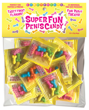 Candy Prints Super Fun Penis Candy - Bag of 25