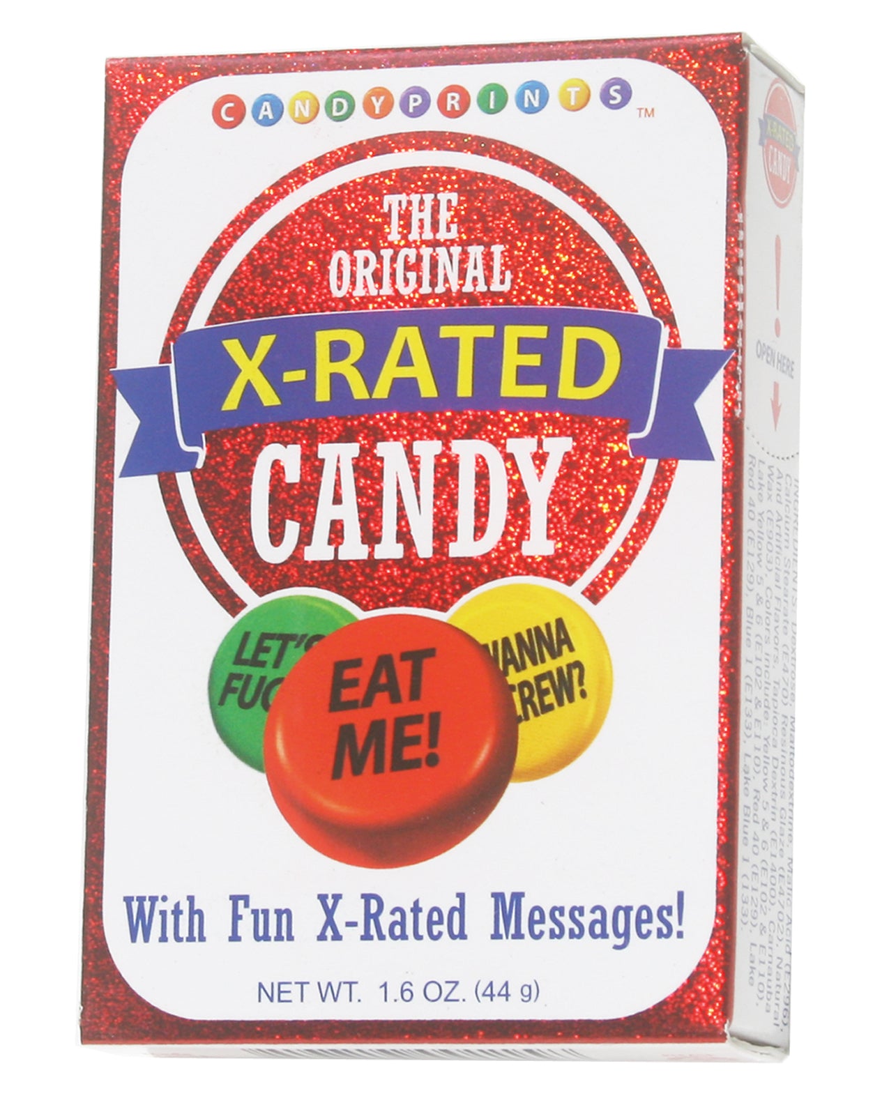 Candy Prints Original X-Rated Candy - 1.6 oz Box