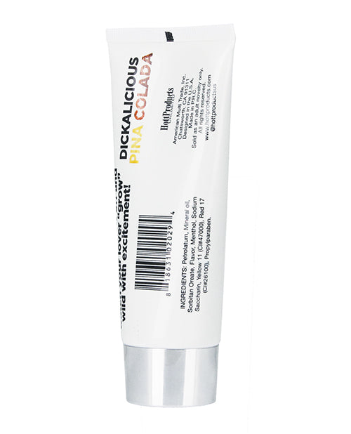 Dickalicious Dickalicious Penis Arousal Gel 2 oz - Pina Colada - Image 2