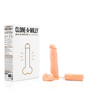 Clone A Willy Clone-A-Willy Plus+ Balls Kit - Light Skin Tone - Image 2
