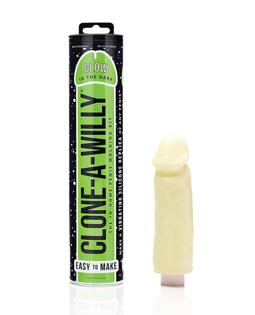 Clone A Willy Clone-A-Willy Kit Vibrating Glow in the Dark - Green - Image 2