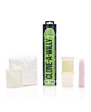 Clone A Willy Clone-A-Willy Kit Vibrating Glow in the Dark - Green - Image 3