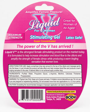 Liquid V Liquid V Female Stimulant - 10 ml Bottle in Clamshell - Image 2