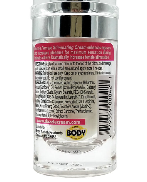 Dazzle Dazzle Female Stimulating Cream .5 oz - Image 2