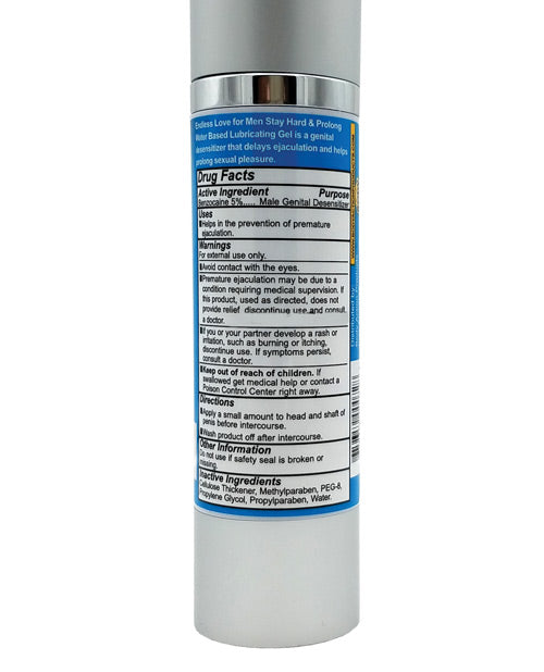 Endless Love Endless Love for Men Stayhard &amp; Prolong Lubricant - 1.7 oz - Image 2