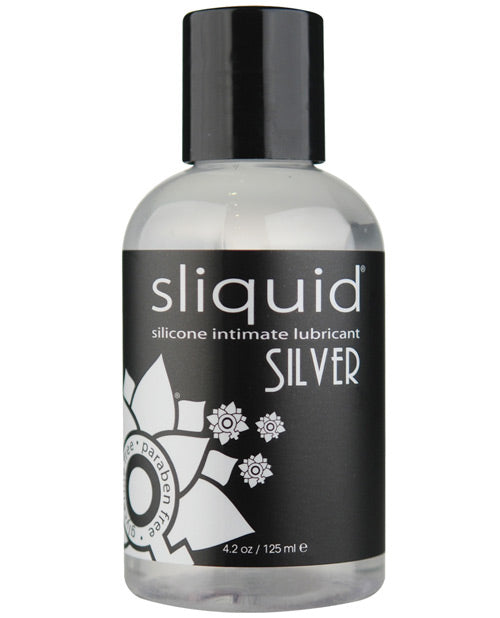 Sliquid Sliquid Silver Silicone Lube Glycerine &amp; Paraben Free - 4.2 oz