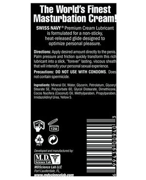 Swiss Navy Swiss Navy Premium Masturbation Cream - 5 oz Tube - Image 2