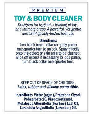 Swiss Navy Swiss Navy Toy &amp; Body Cleaner - 6 oz Bottle - Image 2