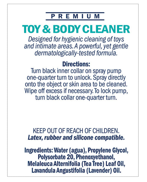 Swiss Navy Swiss Navy Toy &amp; Body Cleaner - 6 oz Bottle - Image 2