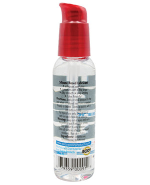 Body Action Anal Glide Silicone Lubricant - 2 oz Pump Bottle