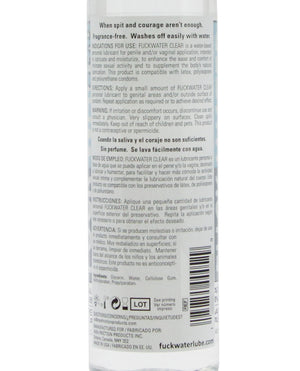 Fuck Water Fuck Water Clear H2O - 2 oz Bottle - Image 2