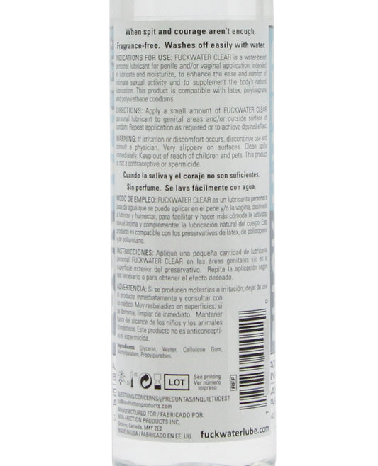 Fuck Water Fuck Water Clear H2O - 2 oz Bottle - Image 2