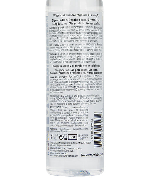Fuck Water Fuck Water Premium Silicone - 8 oz - Image 2