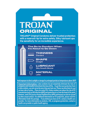 Trojan Trojan Enz Lubricated Condoms - Box of 3 - Image 3