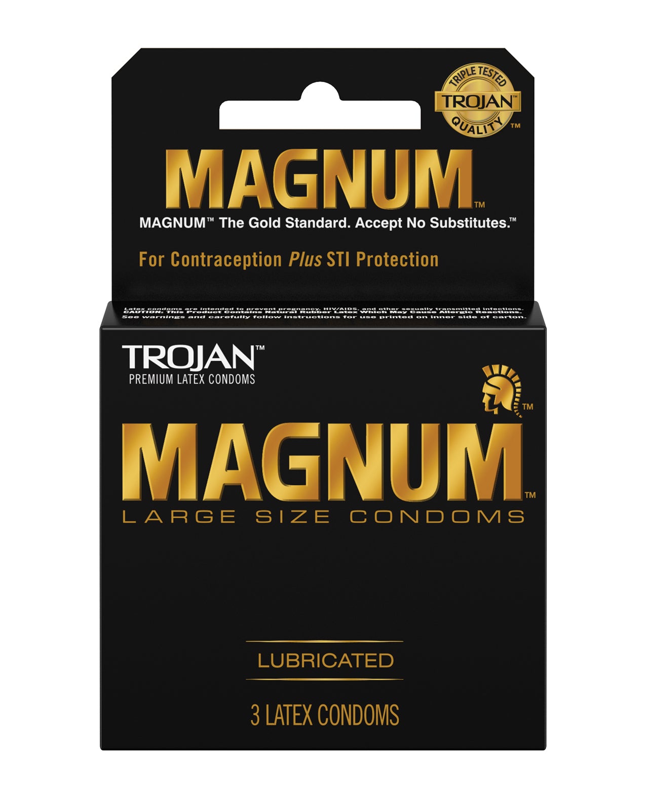 Trojan Trojan Magnum Condoms - Box of 3