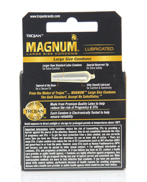 Trojan Trojan Magnum Condoms - Box of 3 - Image 2