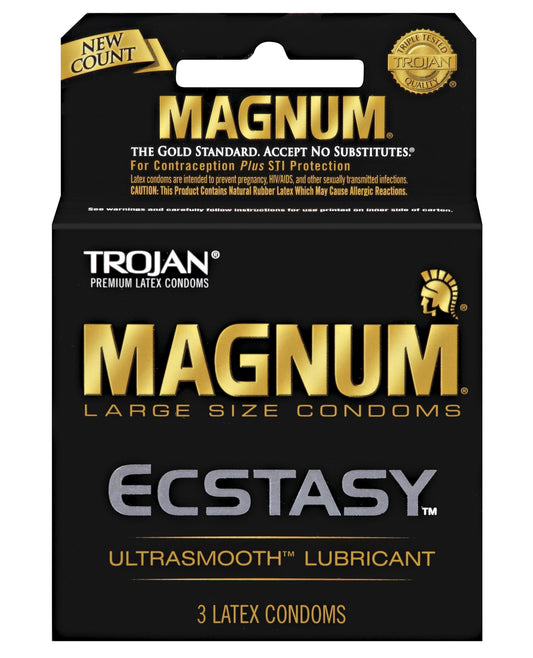 Trojan Trojan Magnum Ecstasy Condoms - Box of 3