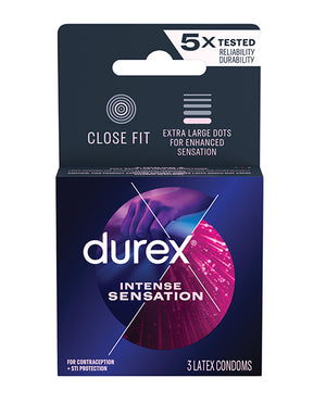Durex Durex Intense Sensation Condoms - Box of 3