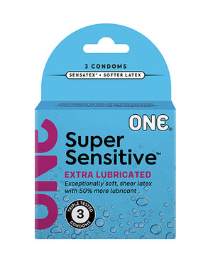 One One Super Sensitive Condoms - Box of 3 - Image 2