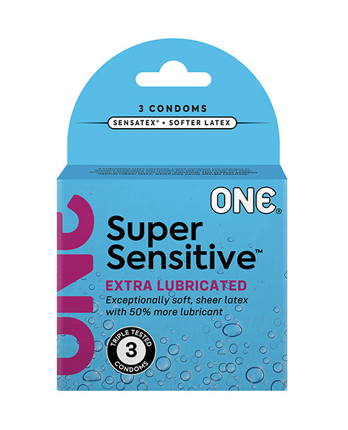 One One Super Sensitive Condoms - Box of 3 - Image 2