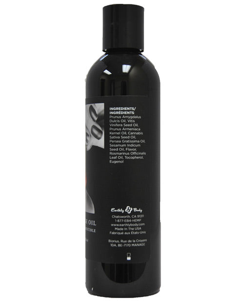 Earthly Body Earthly Body Edible Massage Oil - 8 oz Cherry - Image 2