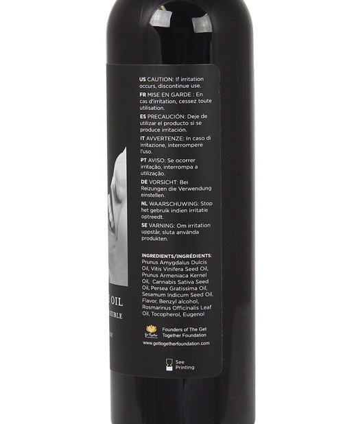 Earthly Body Earthly Body Edible Massage Oil - 8 oz French Vanilla