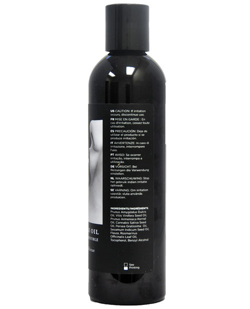 Earthly Body Earthly Body Edible Massage Oil - 8 oz Strawberry