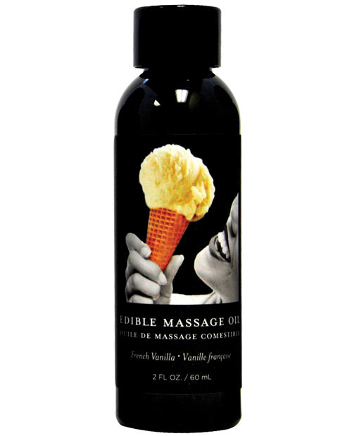 Earthly Body Earthly Body Edible Massage Oil - 2 oz French Vanilla