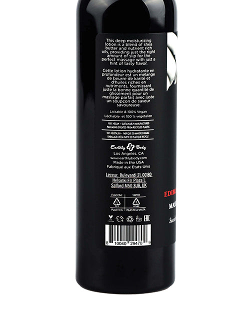 Earthly Body Earthly Body Hemp Seed by Night Edible Lotion - 8 oz Strawberry - Image 2