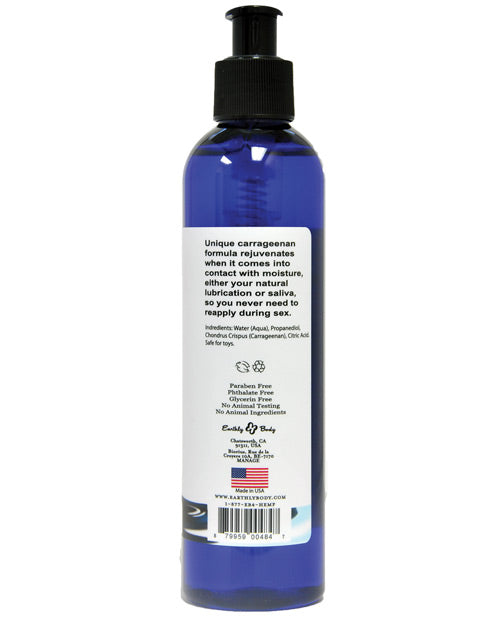 Earthly Body Earthly Body Waterslide Personal Lubricant w/Carrageenan - 8 oz Bottle