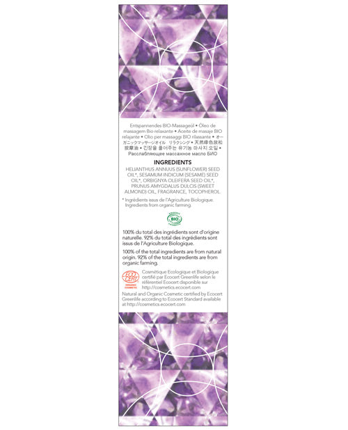 Exsens EXSENS of Paris Organic Massage Oil w/Stones - Amethyst Sweet Almond - Image 2