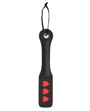 Sportsheets Sportsheets 12" Leather Heart Impression Paddle - Image 2