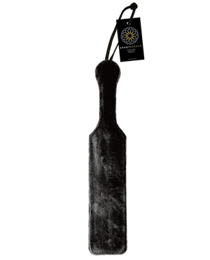 Sportsheets Sportsheets Leather Paddle w/Black Fur - Image 2