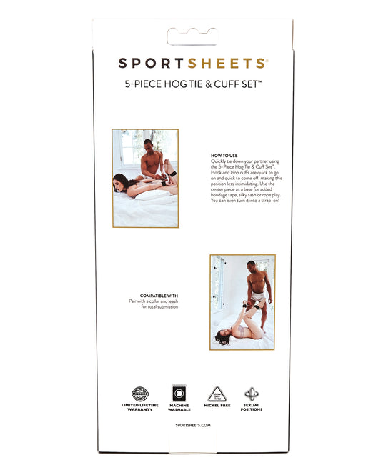 Sportsheets Sportsheets Five Piece Hog Tie &amp; Cuff Set