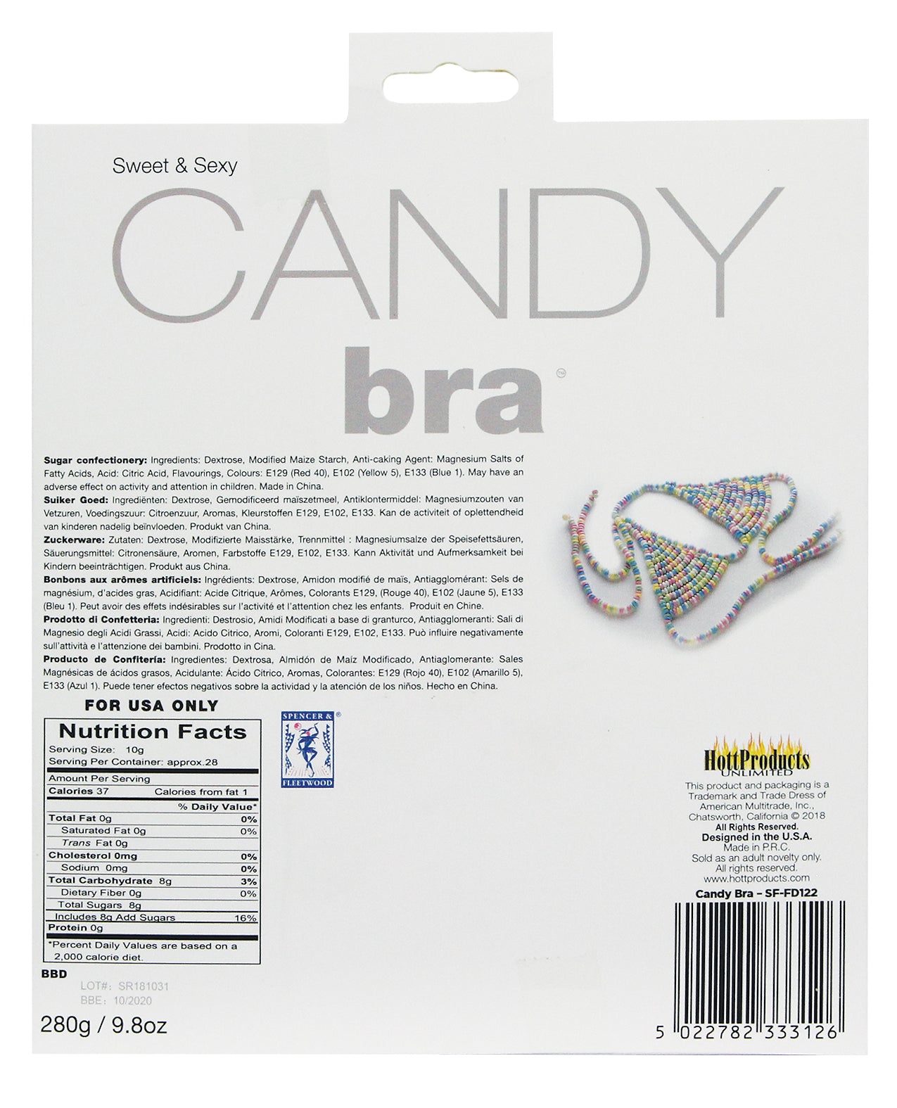 Hott Products Candy Bra