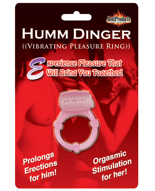 Humm Dinger Humm Dinger Vibrating Cockring - Magenta